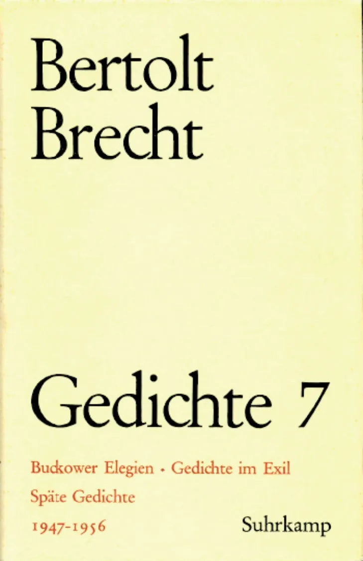 Buchcover von 'Erste Gesamtausgabe in 40 Bänden von 1953 ff' - Gebundene Ausgabe von Bertolt Brecht