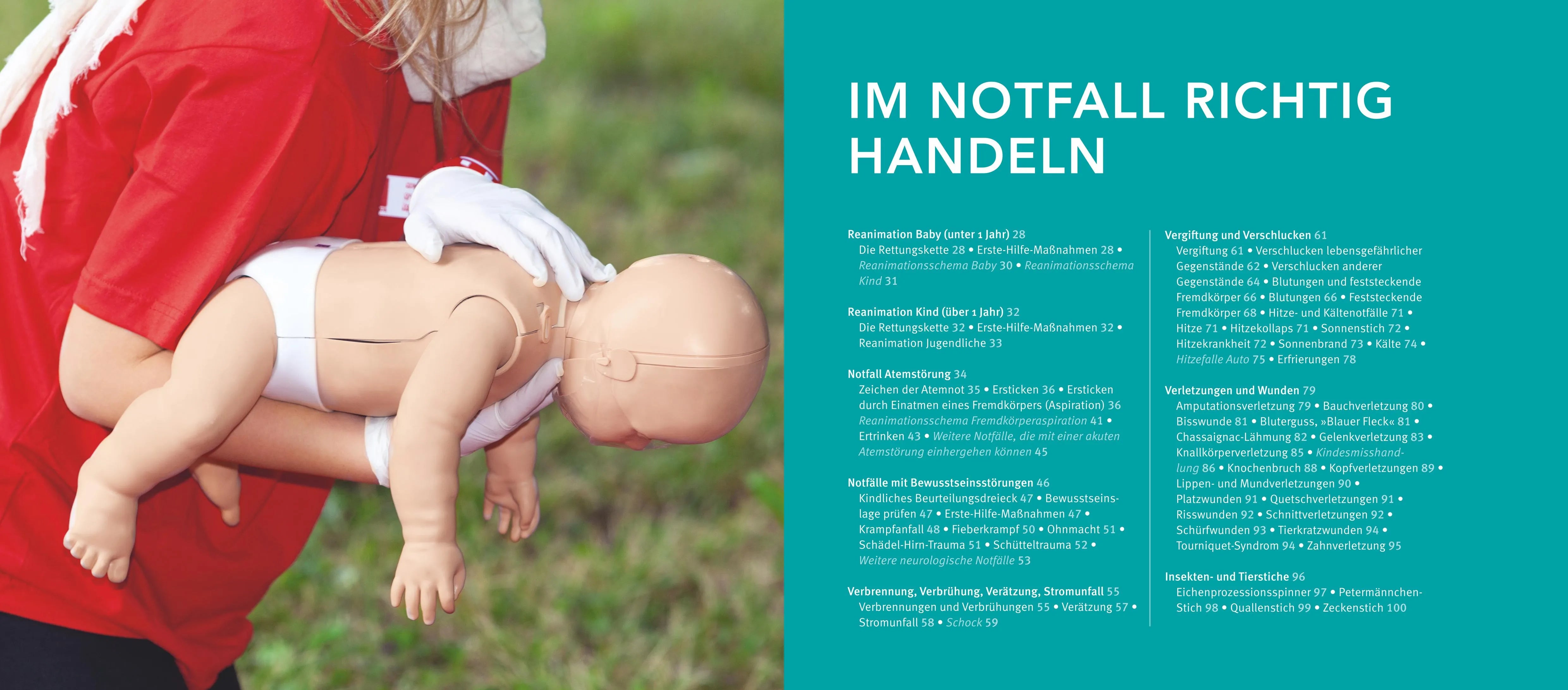 Abbildung von 'Erste Hilfe für Baby und Kind'