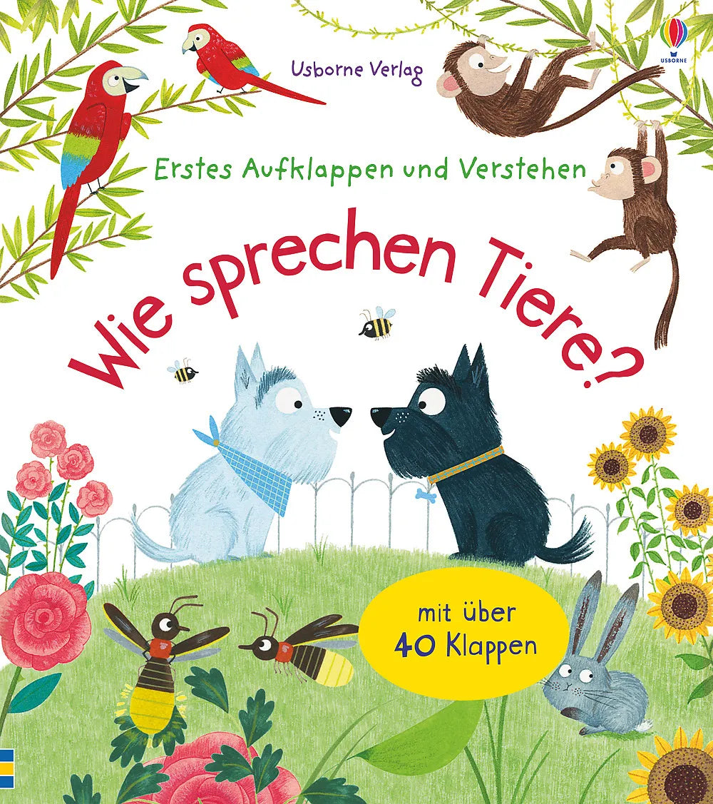 Buchcover von 'Erstes Aufklappen und Verstehen: Wie sprechen Tiere?' - Gebundene Ausgabe von Katie Daynes