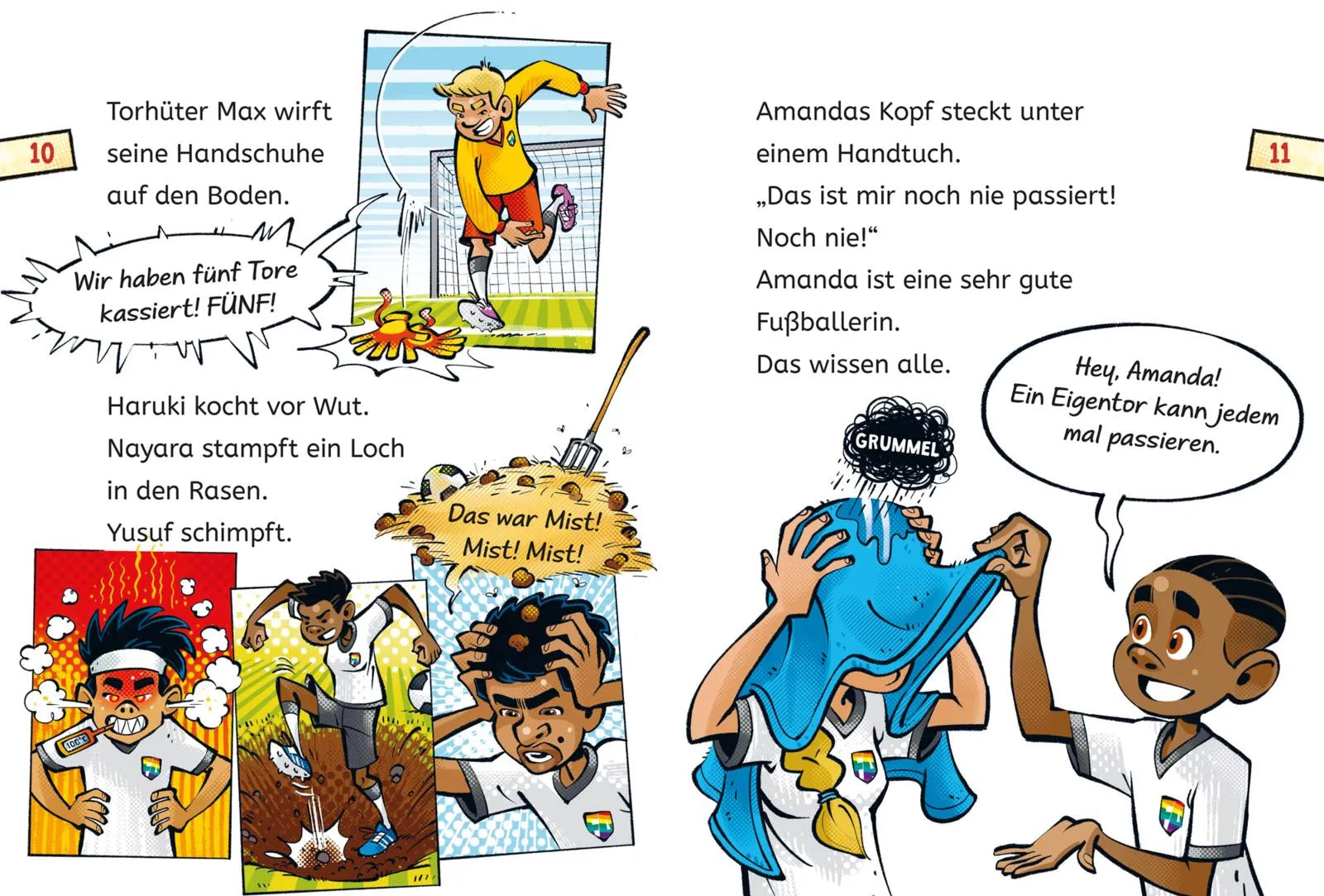 Detailansicht: Erstleser Kindercomic: Fußball Academy: Ein besonderes Training (Hardcover)