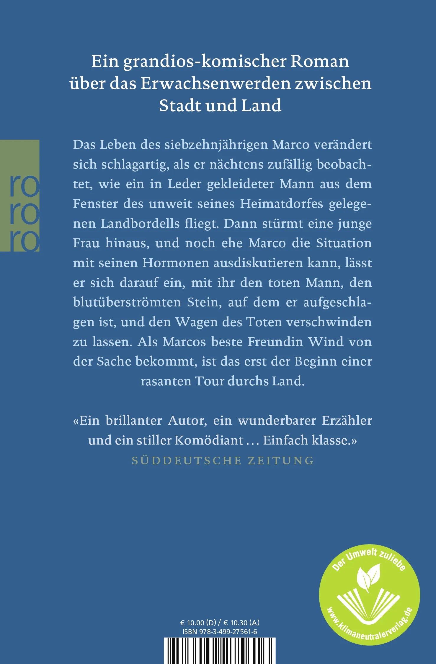 Buchrückseite von 'Es hätte alles so schön sein können' mit Klappentext - Taschenbuch