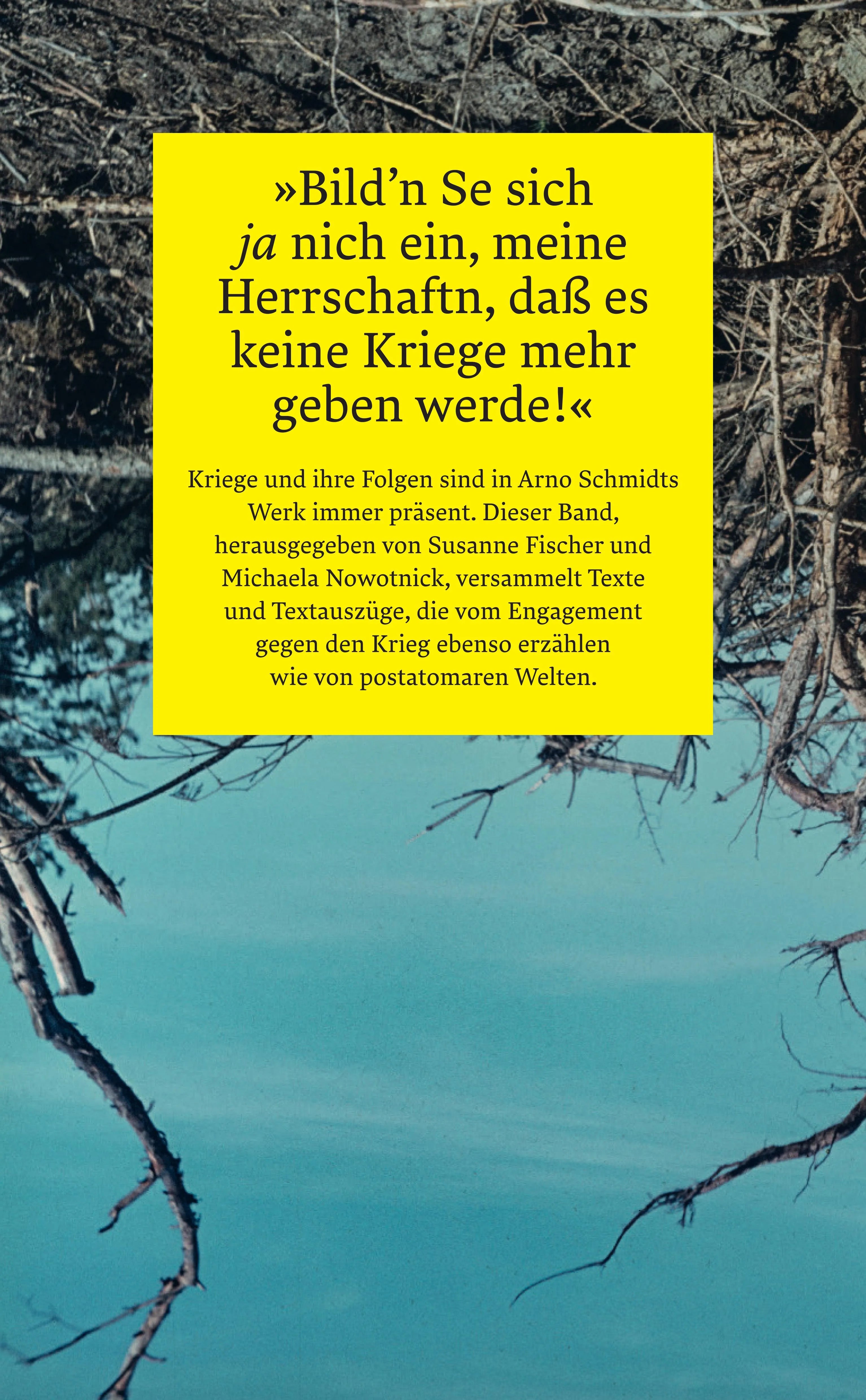 Buchrückseite von '»Es ist also Krieg irgendwo«' mit Klappentext - Taschenbuch
