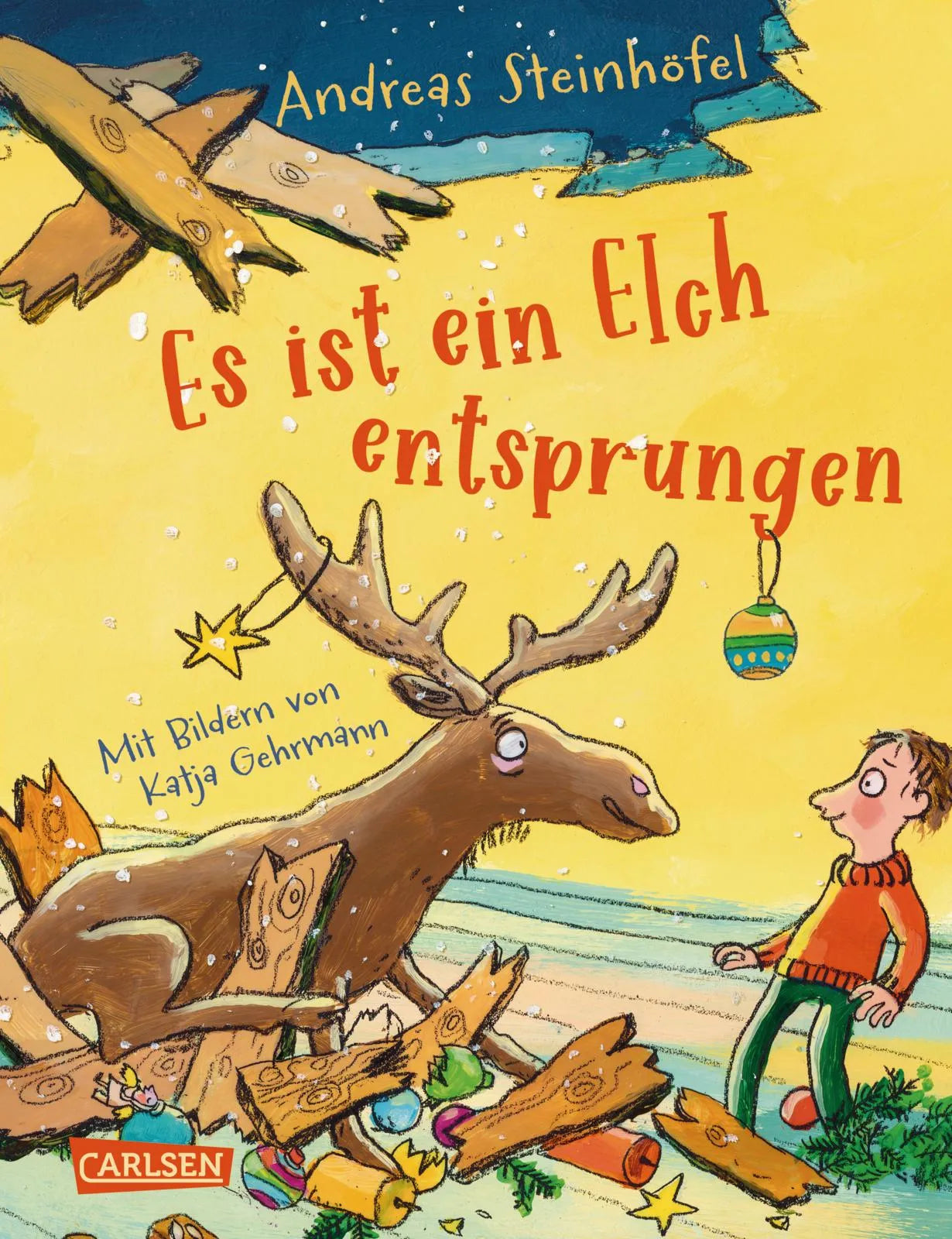 Buchcover von 'Es ist ein Elch entsprungen' - Gebundene Ausgabe von Andreas Steinhöfel