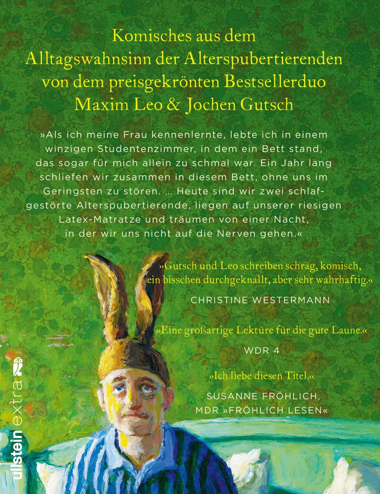 Buchrückseite von 'Es ist nur eine Phase, Hase' mit Klappentext - Gebundene Ausgabe
