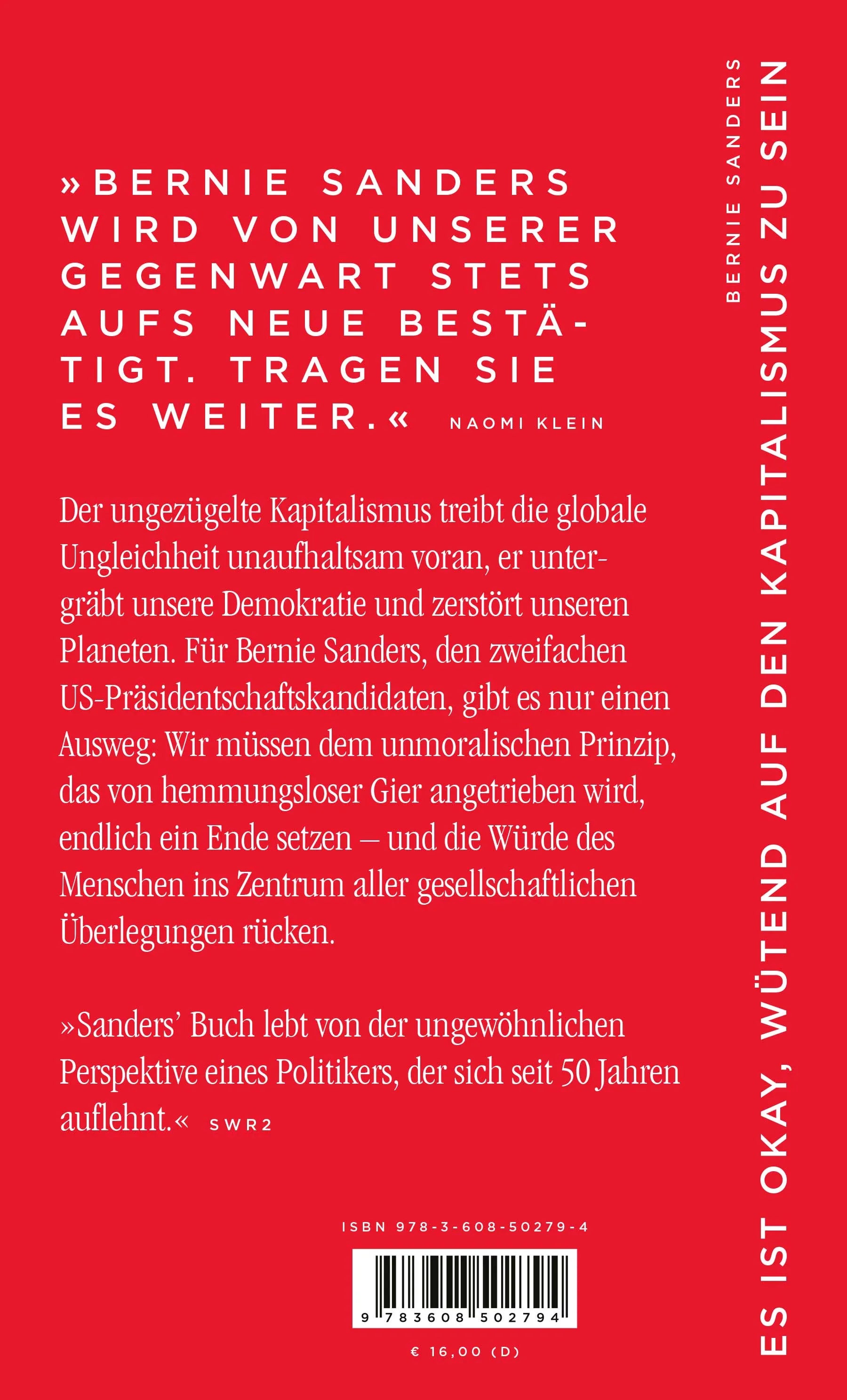 Buchrückseite von 'Es ist okay, wütend auf den Kapitalismus zu sein' mit Klappentext - Taschenbuch