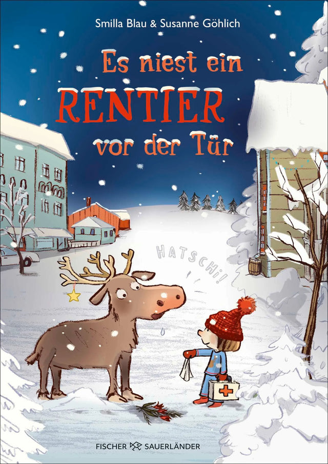 Cover: Es niest ein Rentier vor der Tür (Hardcover) von Smilla Blau