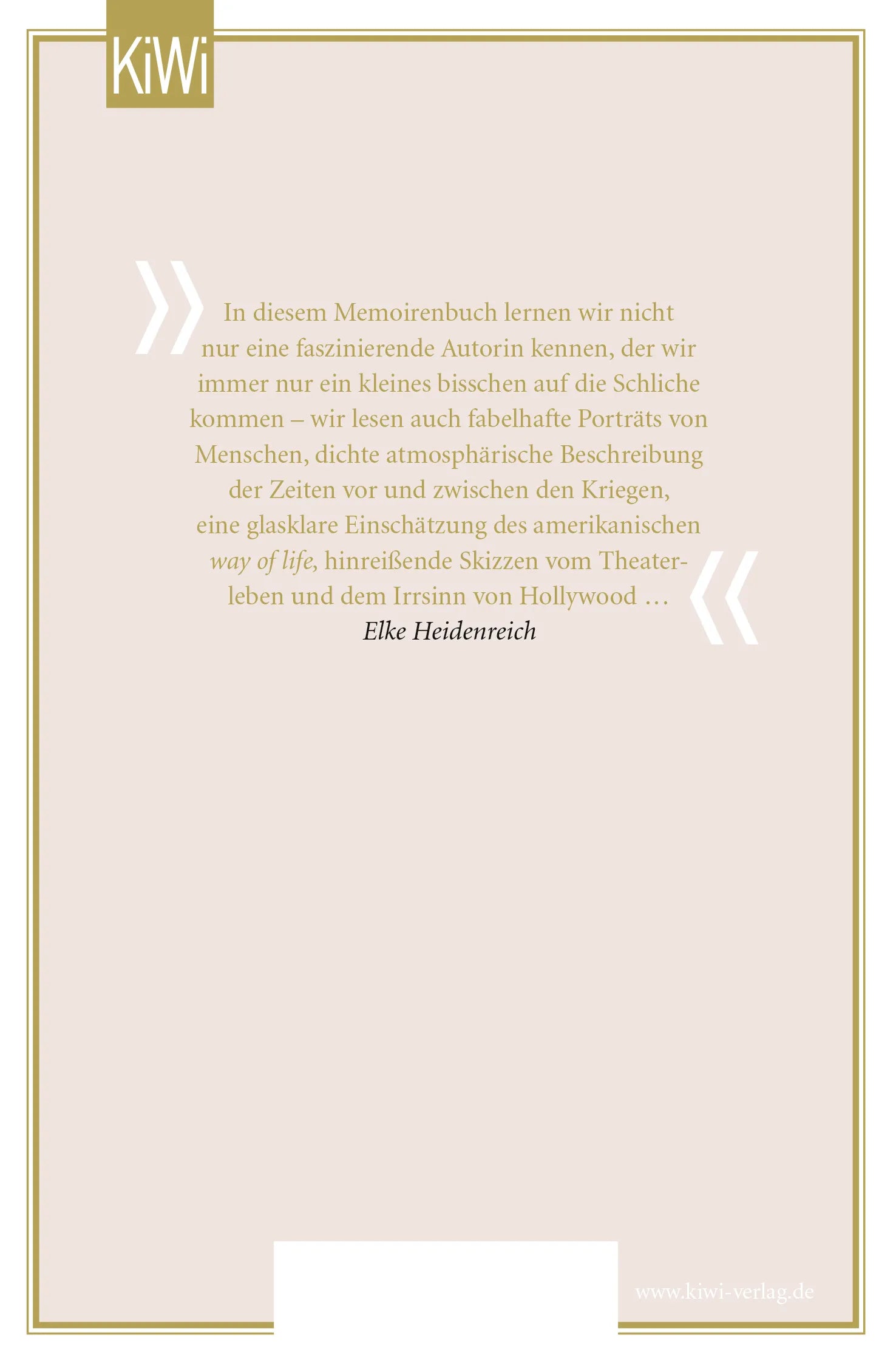 Buchrückseite von 'Es war alles ganz anders' mit Klappentext - Taschenbuch