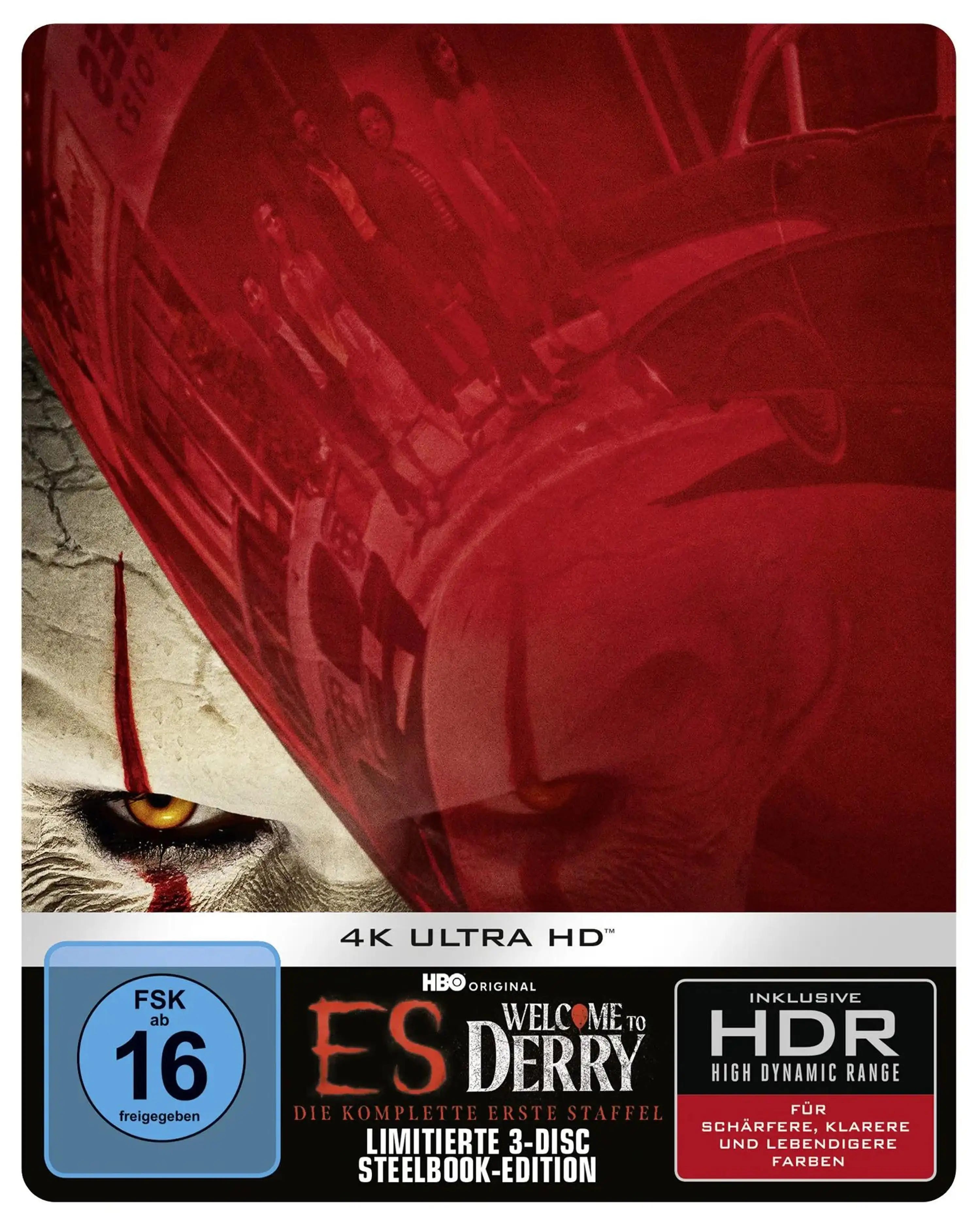 ES – Welcome to Derry Steelbook 4K UHD Blu-ray Cover – Frontcover Bild