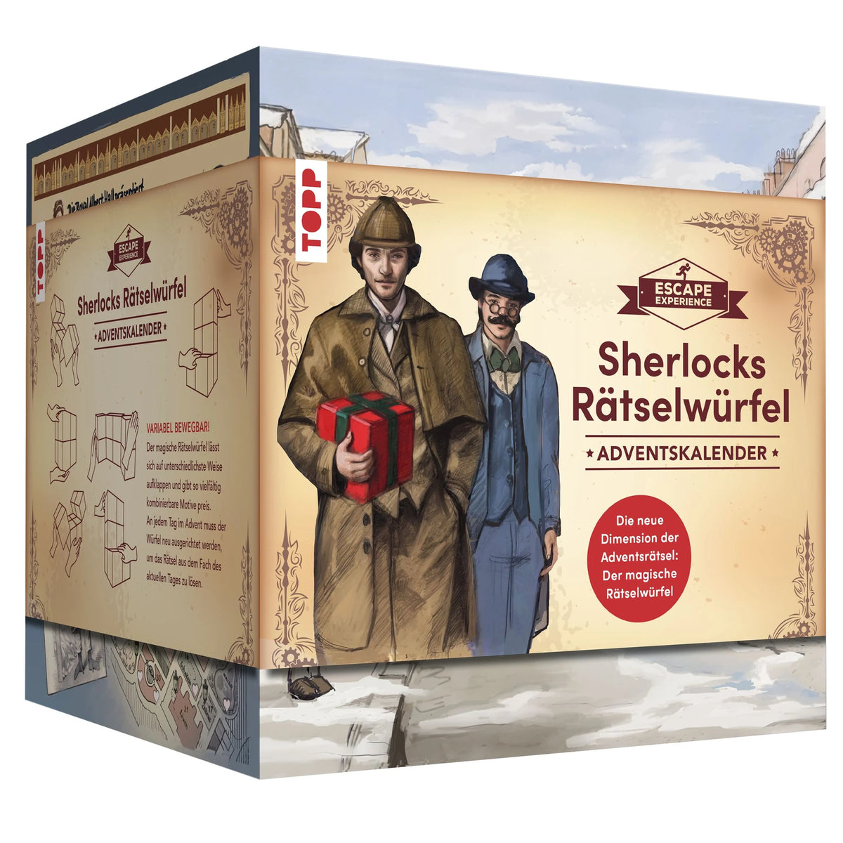 Adventskalender: Escape Experience Adventskalender – Der magische Rätselwürfel: Sherlock Holmes und das mysteriöse Geschenk