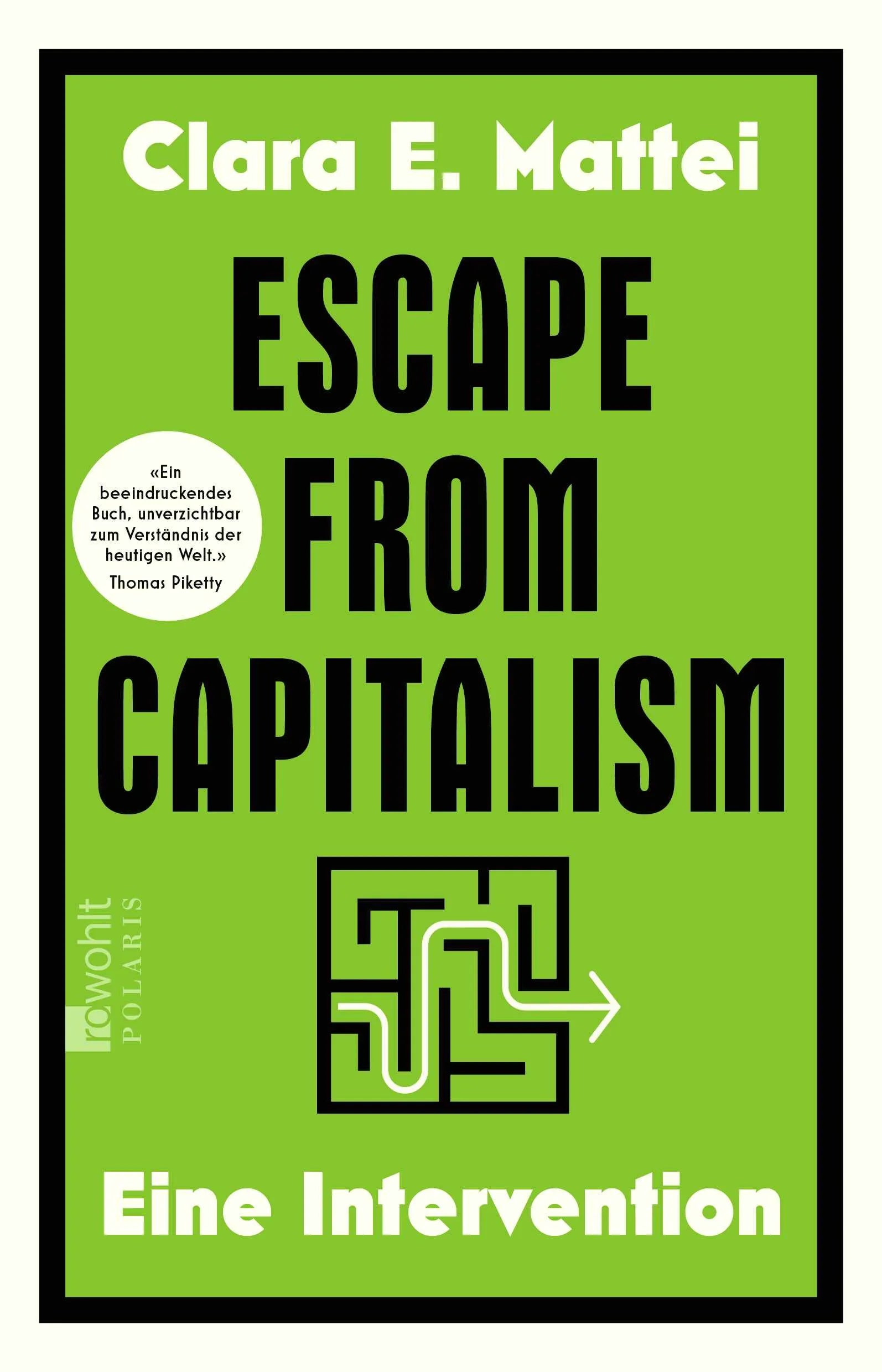 Cover: Escape from Capitalism (Paperback) von Clara E. Mattei