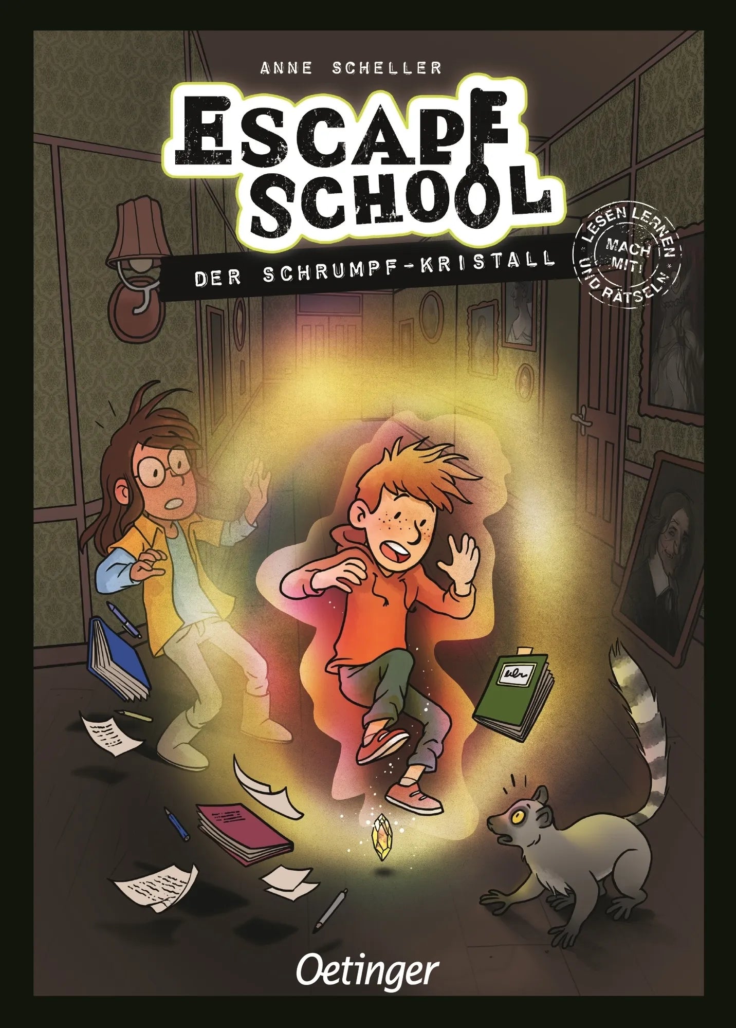 Buchcover von 'Escape School 3. Der Schrumpf-Kristall' - Taschenbuch von Anne Scheller