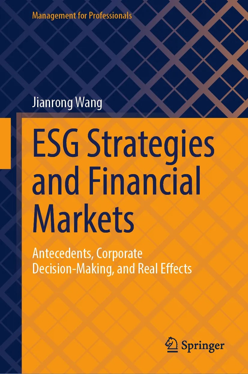 Cover: ESG Strategies and Financial Markets (E-Book) von Jianrong Wang