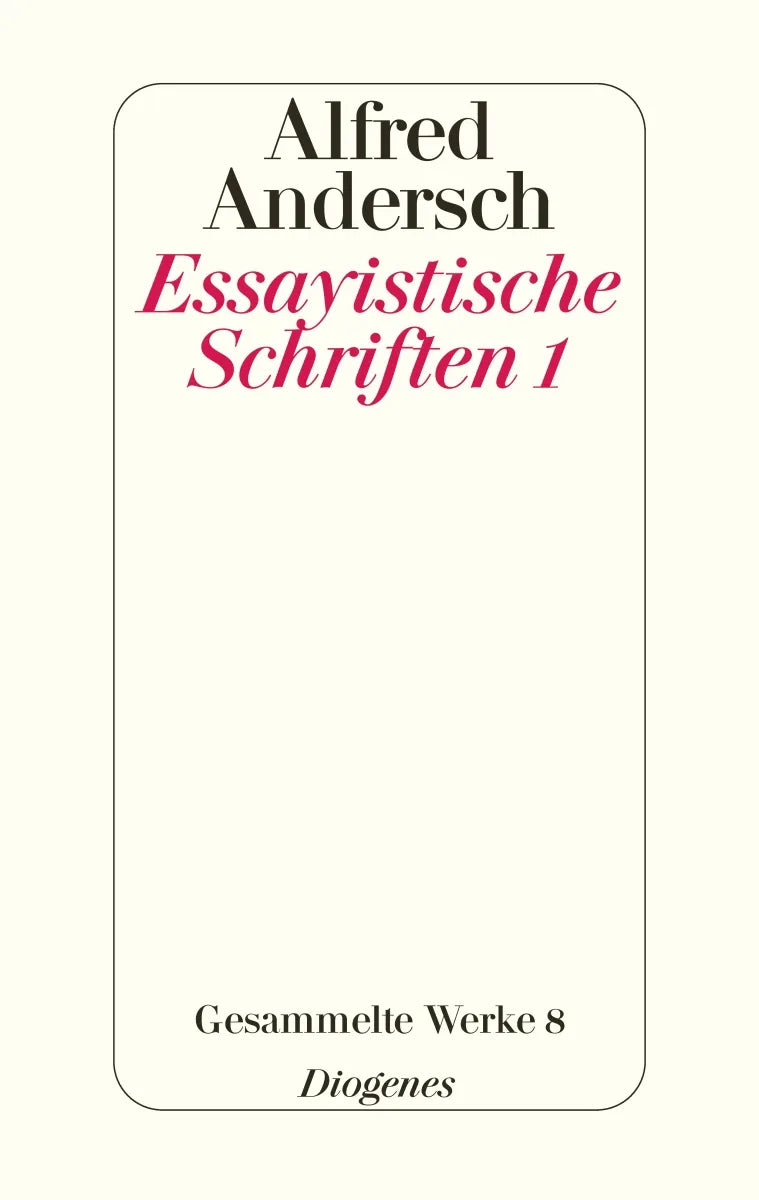 Buchcover von 'Essayistische Schriften 1' - Gebundene Ausgabe von Alfred Andersch