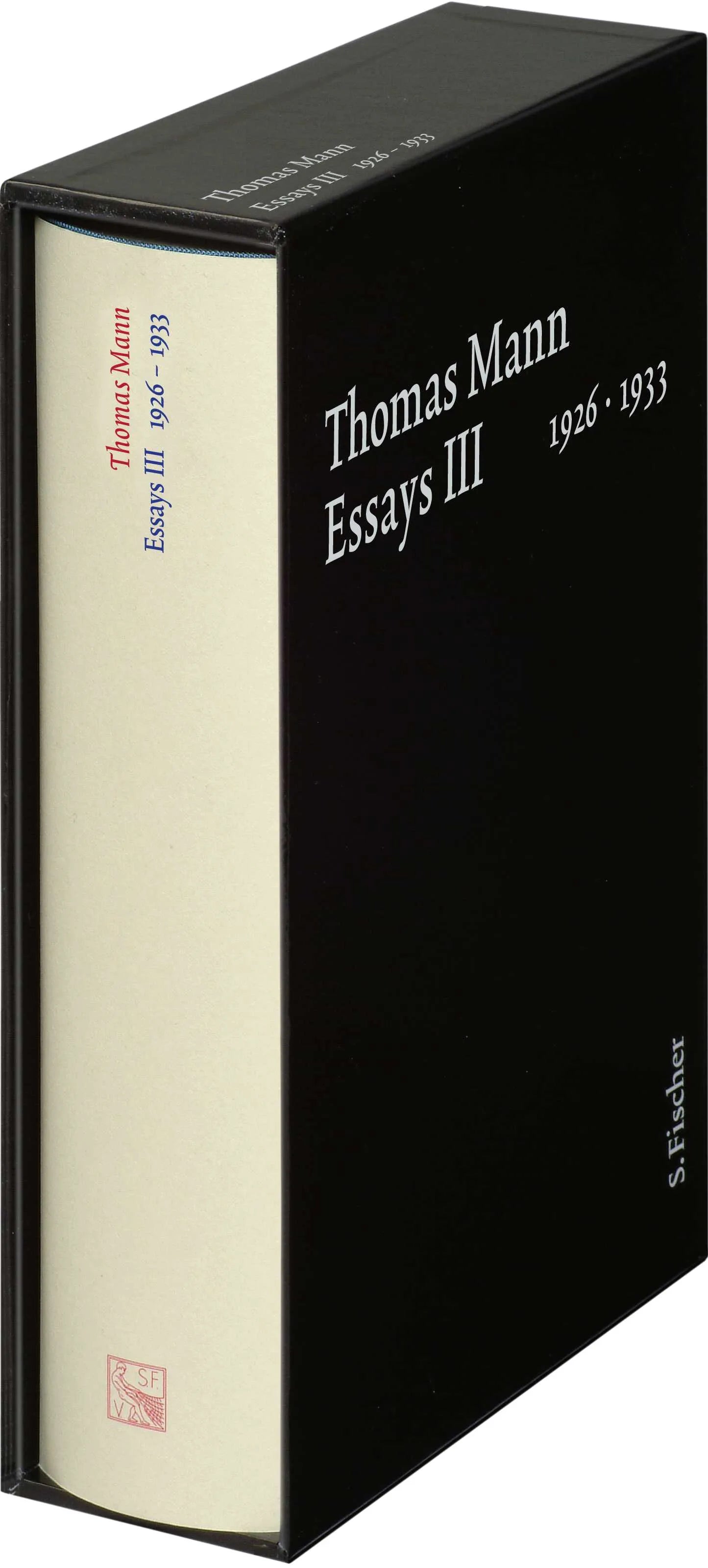Buchcover von 'Essays III 1926–1933' - Gebundene Ausgabe von Thomas Mann