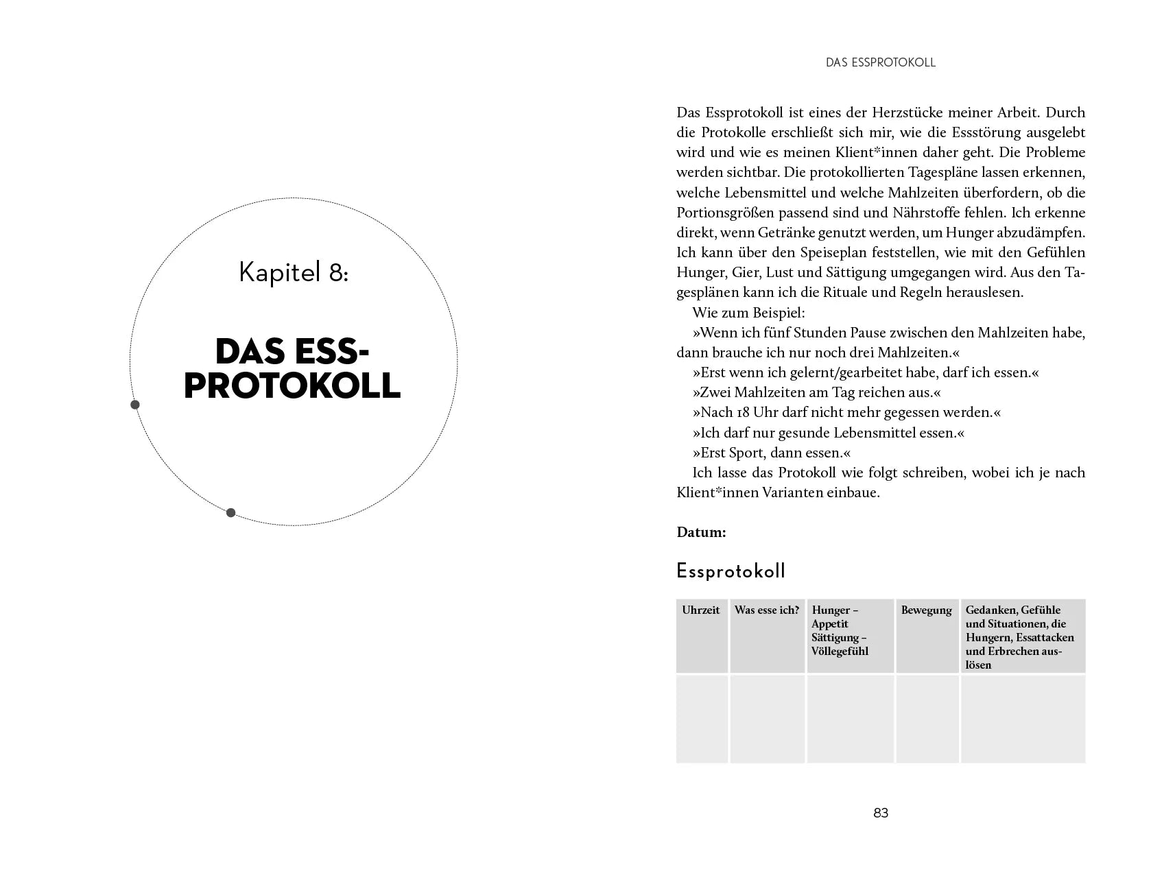 Innenansicht von 'Essstörungen verstehen und überwinden' - Taschenbuch