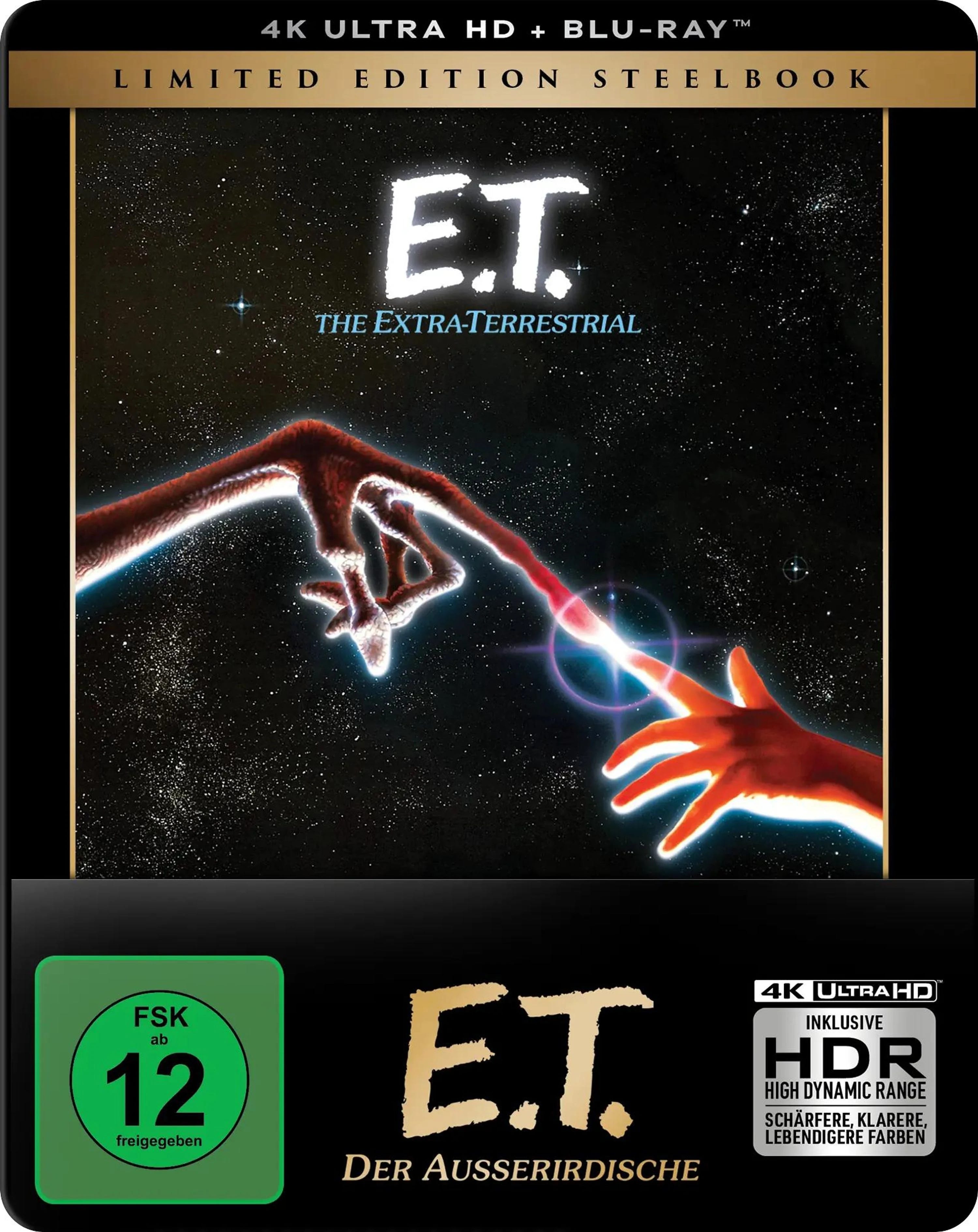 4K UHD Blu-ray-Cover: E.T. – Der Außerirdische Steelbook