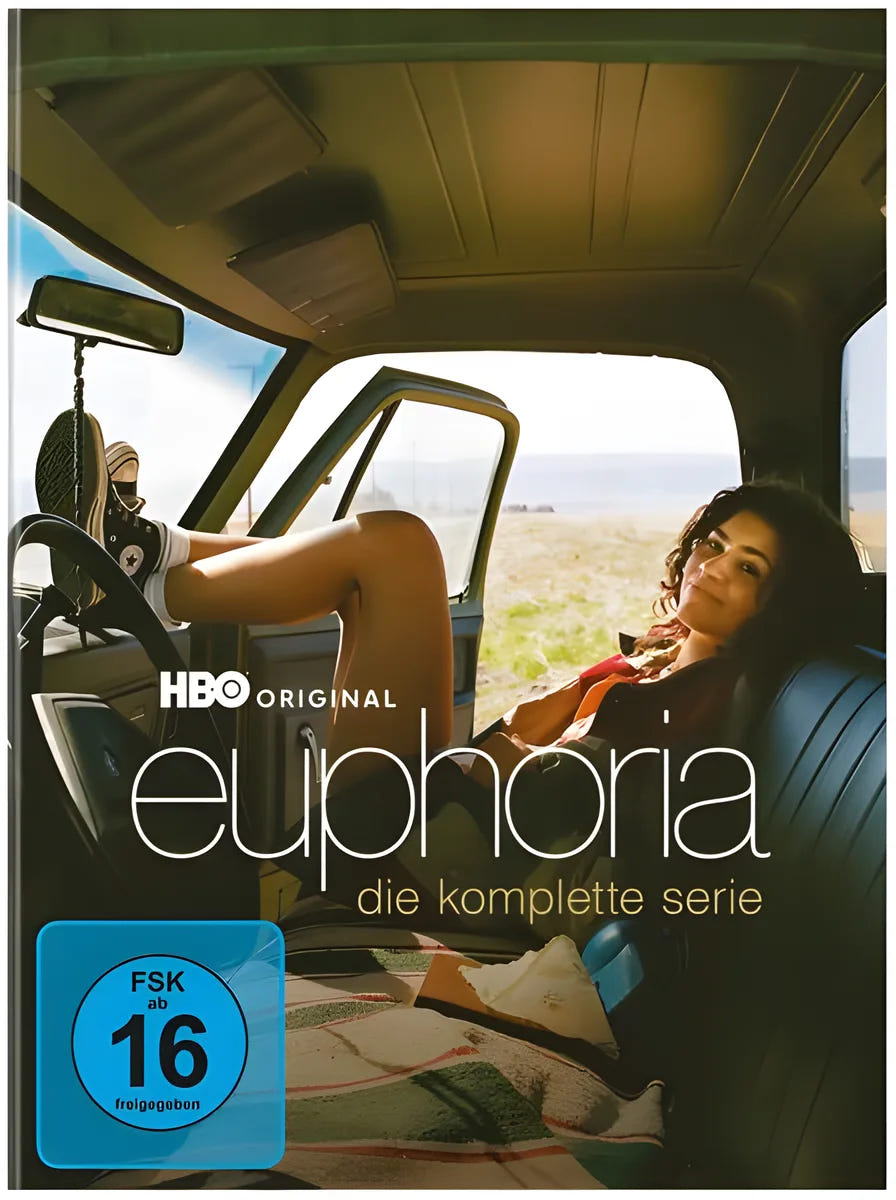 DVD-Cover: Euphoria: Staffel 1 - 3. Regie: Sam Levinson