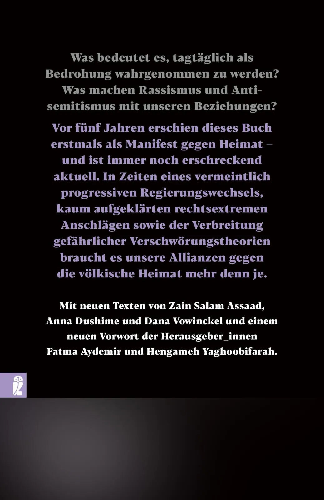 Rückseite: Eure Heimat ist unser Albtraum (Taschenbuch)