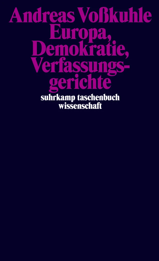 Buchcover von 'Europa, Demokratie, Verfassungsgerichte' - Taschenbuch von Andreas Voßkuhle