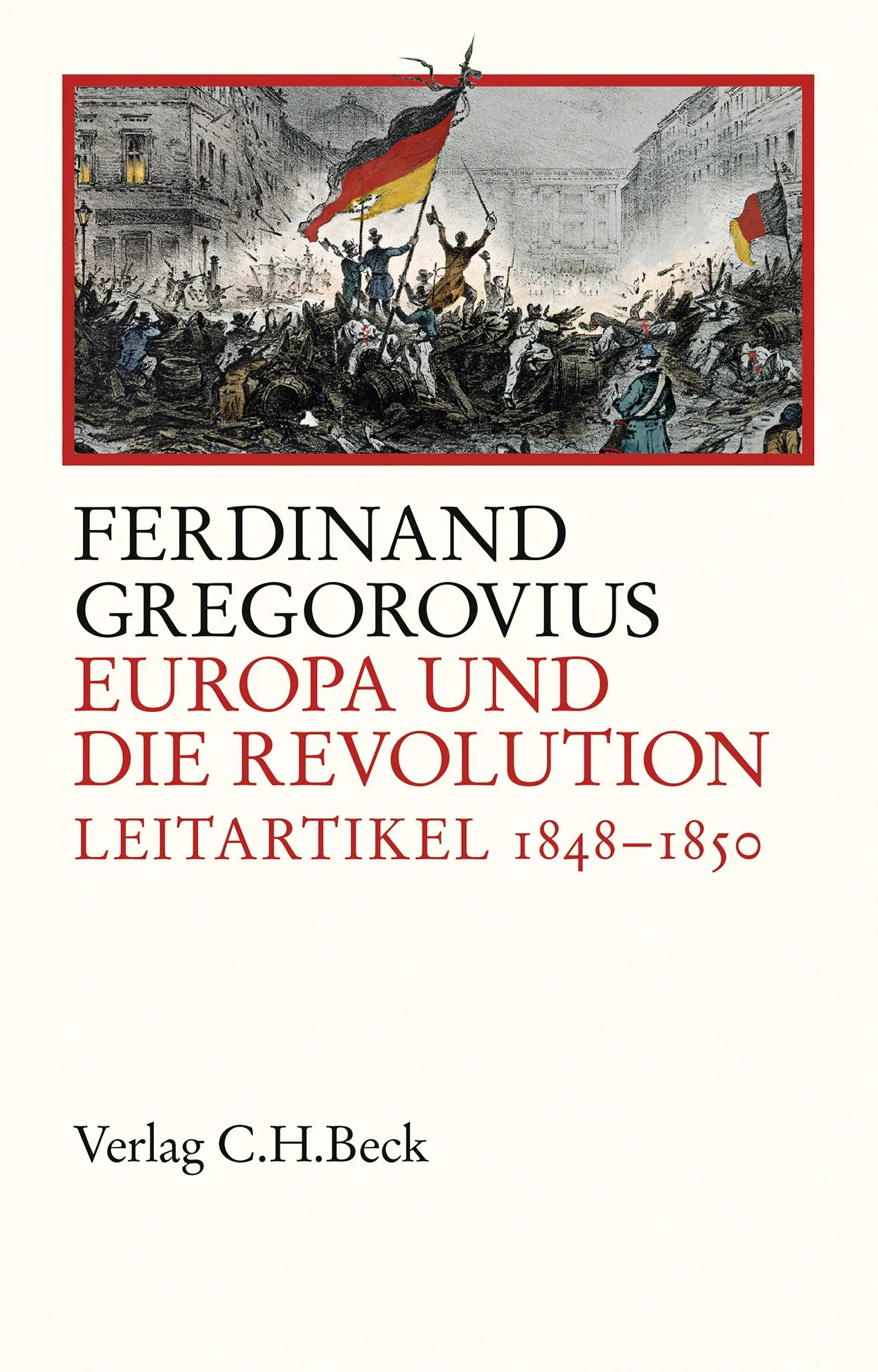Buchcover von 'Europa und die Revolution' - Gebundene Ausgabe von Ferdinand Gregorovius