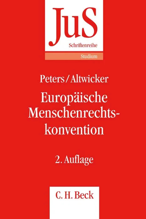 Buchcover von 'Europäische Menschenrechtskonvention' - Taschenbuch von Anne Peters