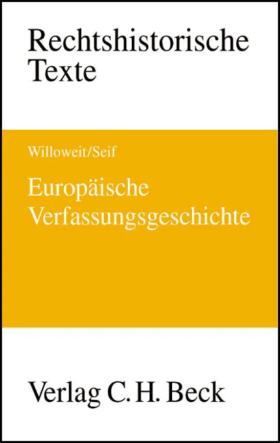 Buchcover von 'Europäische Verfassungsgeschichte' - Taschenbuch von Dietmar Willoweit