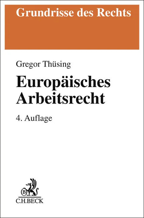 Cover: Europäisches Arbeitsrecht (Taschenbuch) von Gregor Thüsing