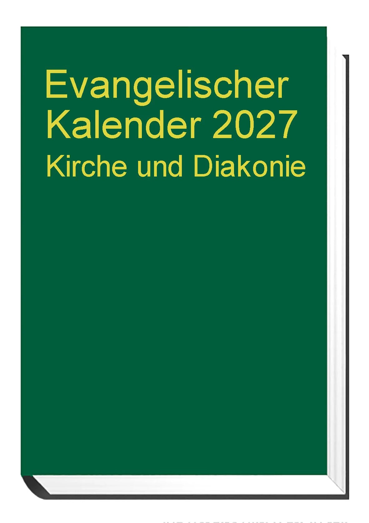 Evangelischer Kalender 2027 – Ansicht