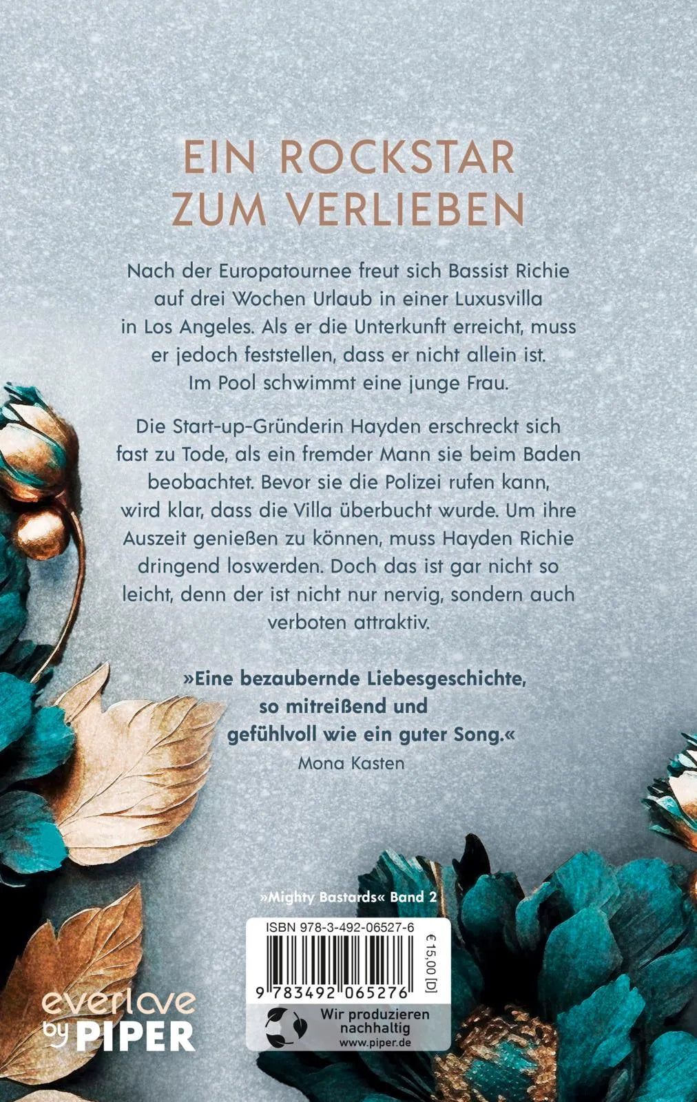 Buchrückseite von 'Everything I Feel For You' mit Klappentext - Paperback