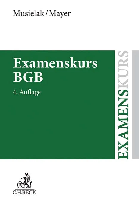 Buchcover von 'Examenskurs BGB' - Taschenbuch von Hans-Joachim Musielak