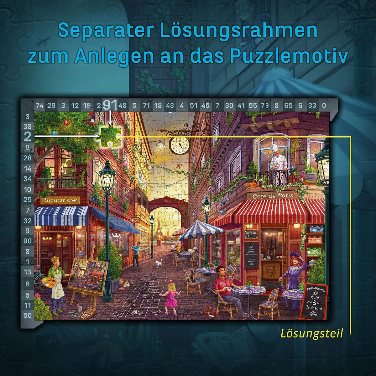 EXIT® - Das Puzzle: Der Auftrag "Paris" – Ansicht