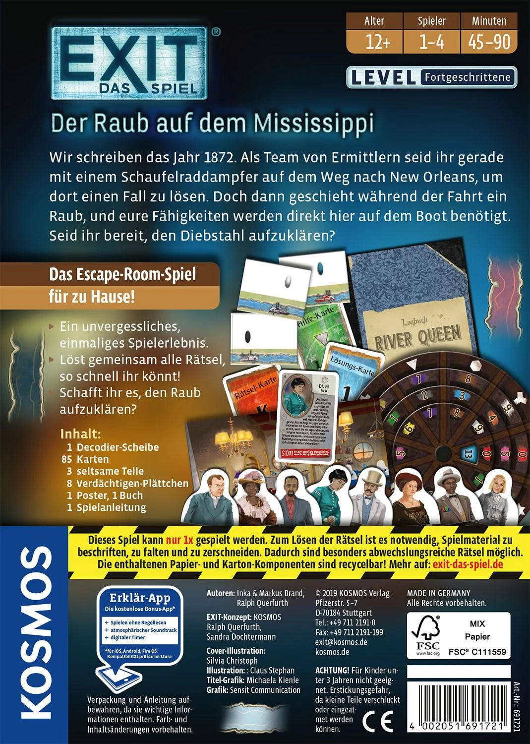 EXIT® Der Raub auf dem Mississippi (F) – Ansicht