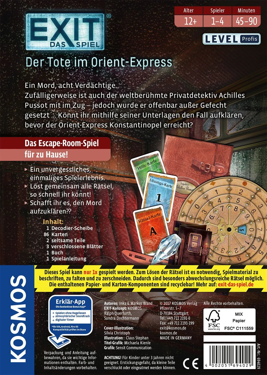 EXIT® Der Tote im Orient-Express (P) – Ansicht