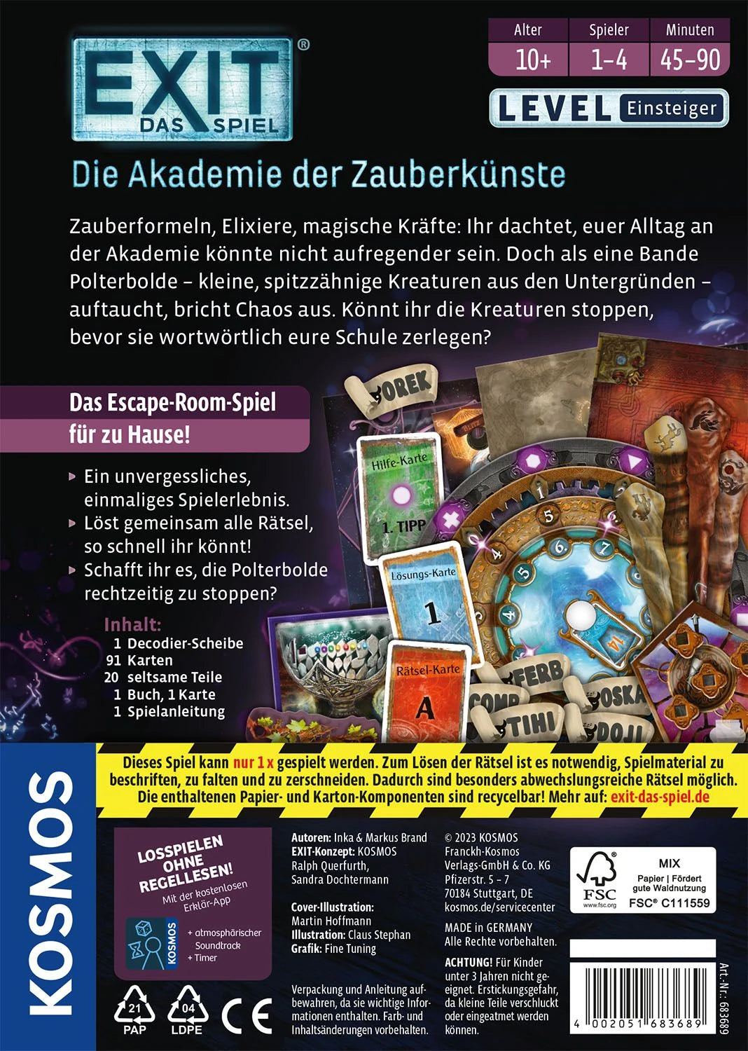 EXIT® Die Akademie der Zauberkünste (E) – Ansicht