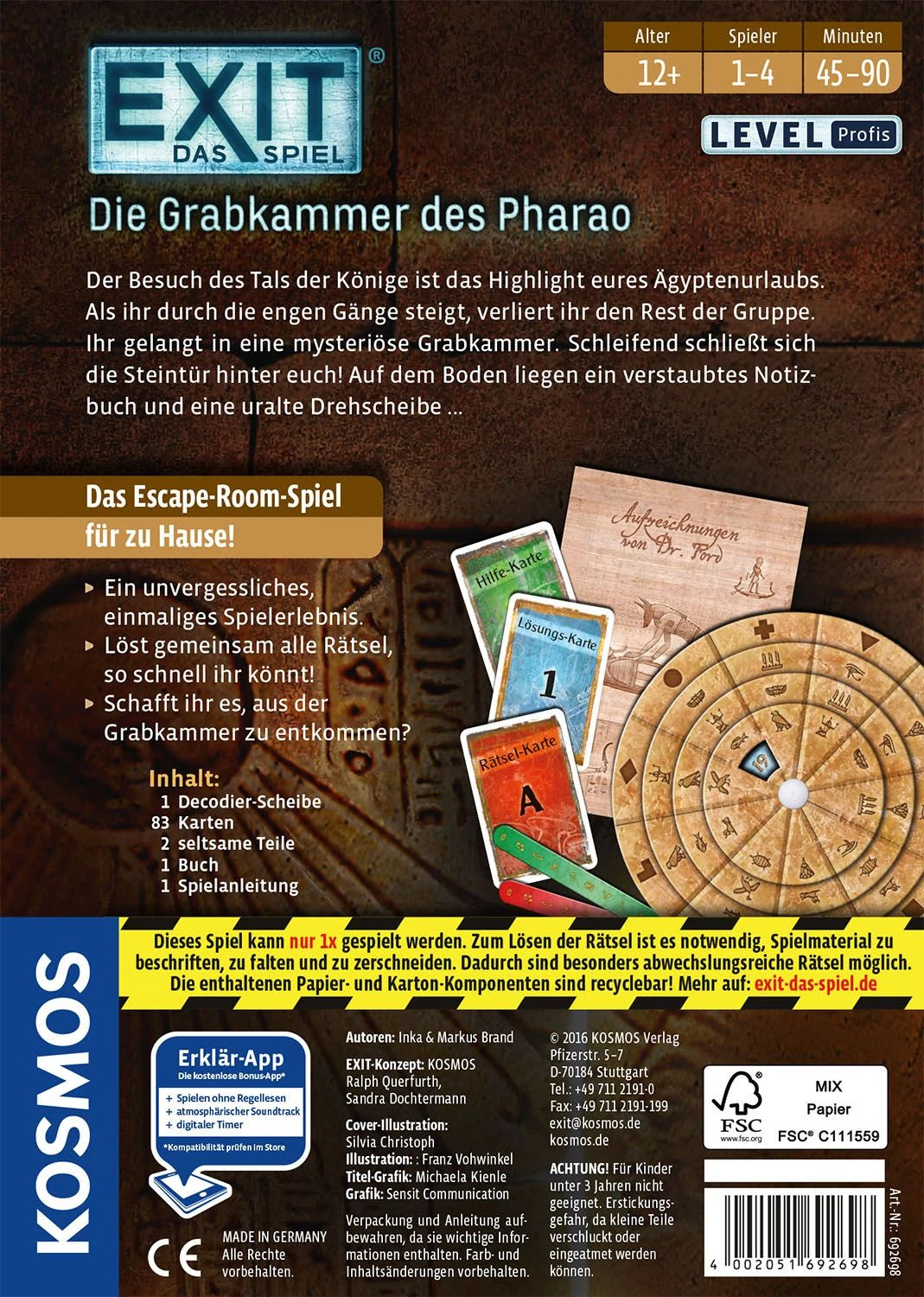 EXIT® Die Grabkammer des Pharao (P) – Ansicht