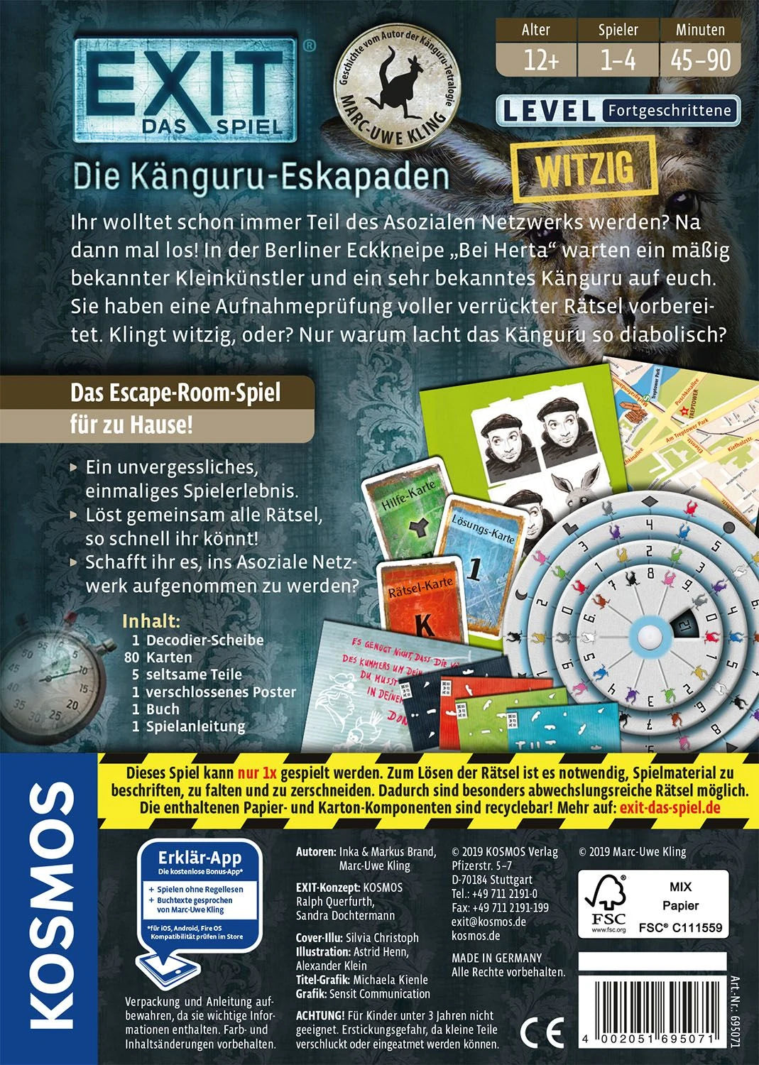 EXIT® Die Känguru-Eskapaden (F) – Ansicht