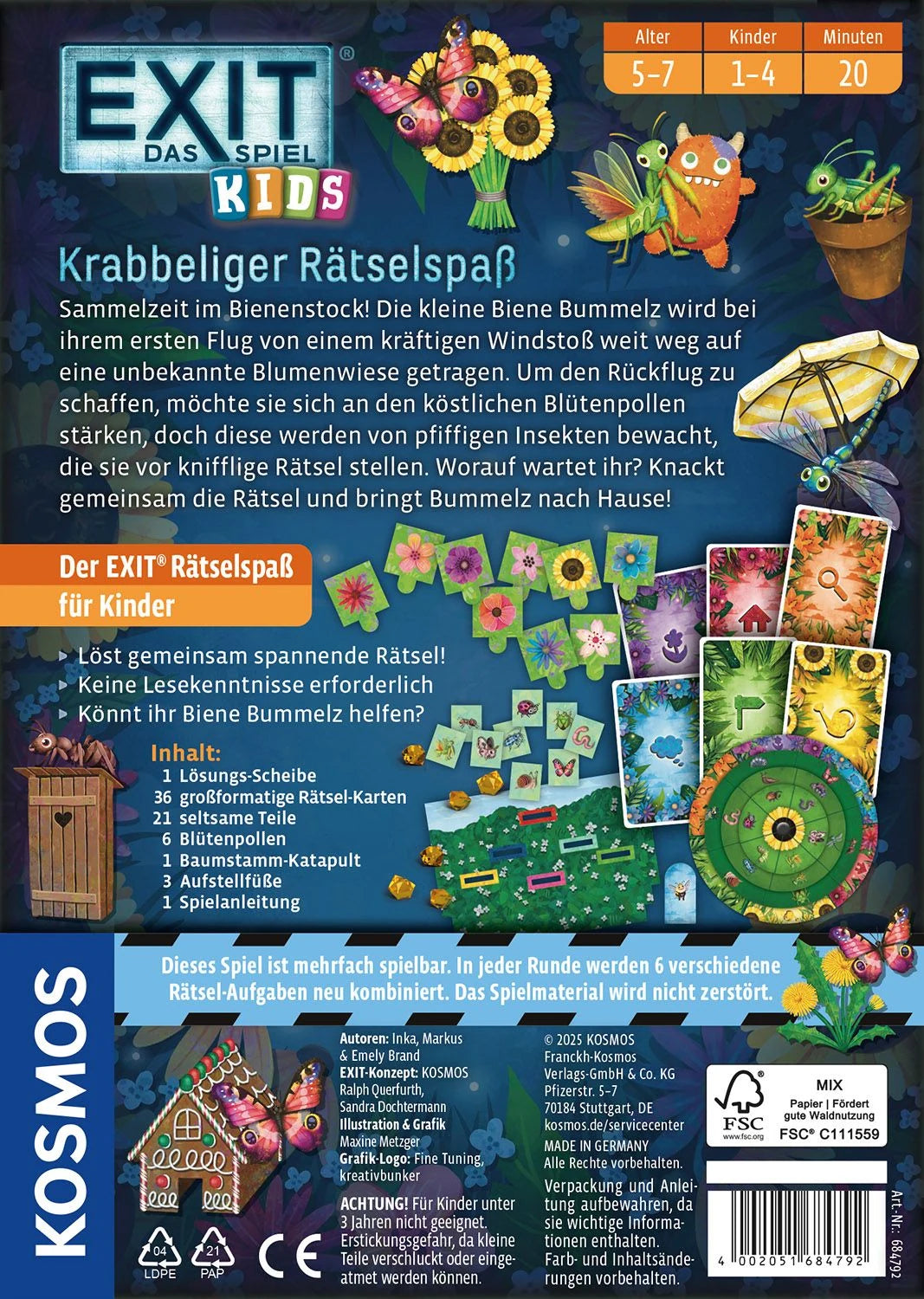 EXIT® Kids Krabbeliger Rätselspaß – Ansicht