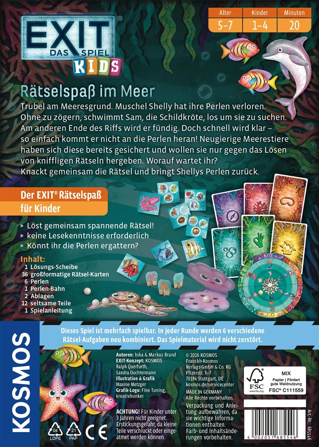 EXIT® - Das Spiel - Kids: Rätselspaß im Meer – Ansicht
