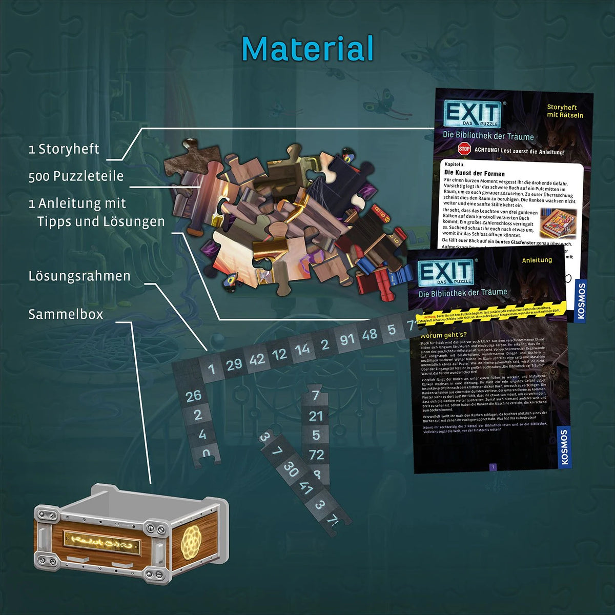 EXIT® Puzzle Die Bibliothek der Träume – Ansicht