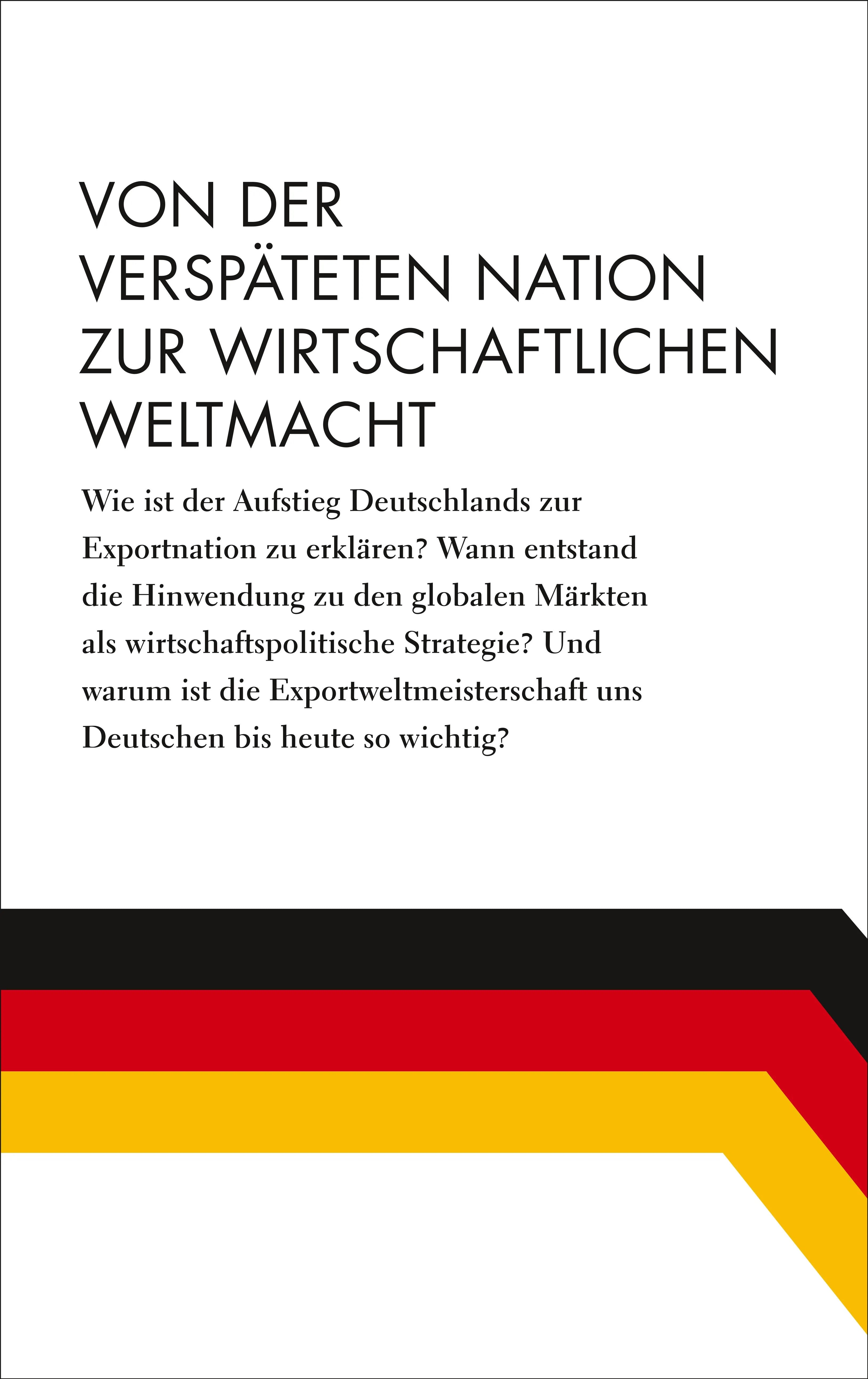 Buchrückseite von 'Exportweltmeister' mit Klappentext - Gebundene Ausgabe