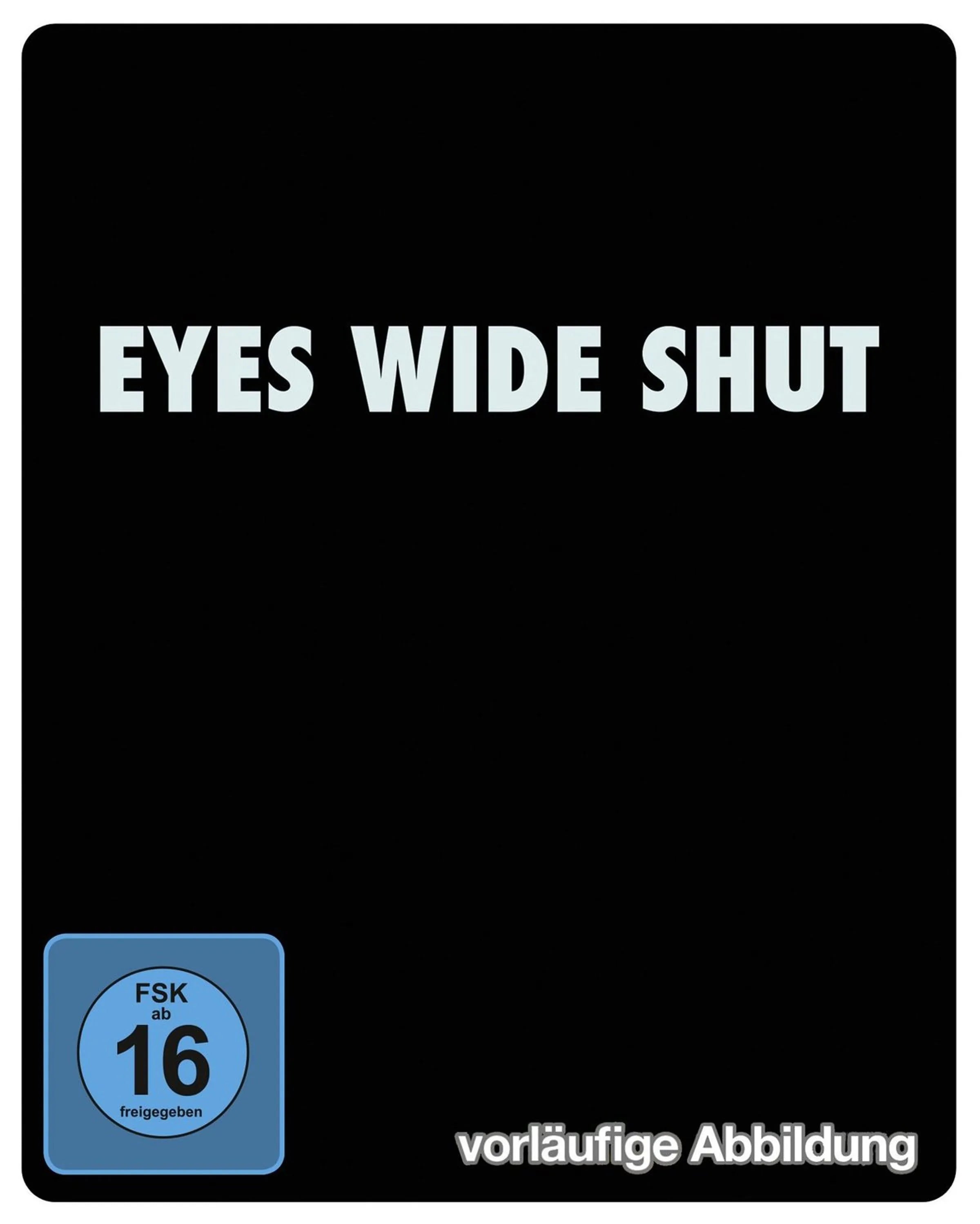 4K UHD Blu-ray-Cover: Eyes Wide Shut. Regie: Stanley Kubrick. Vorläufiges Cover - Platzhalterbild