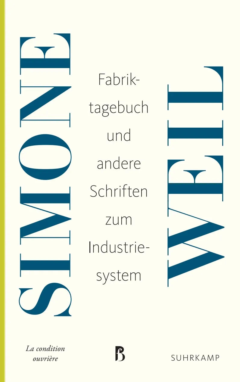 Cover: Fabriktagebuch (Taschenbuch) von Simone Weil