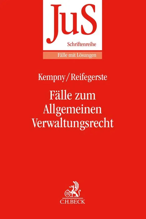 Buchcover von 'Fälle zum Allgemeinen Verwaltungsrecht' - Taschenbuch von Simon Kempny