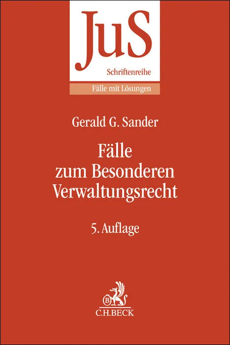 Buchcover von 'Fälle zum Besonderen Verwaltungsrecht' - Taschenbuch von Gerald G. Sander