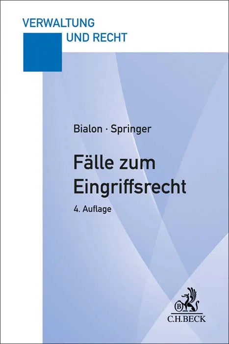 Buchcover von 'Fälle zum Eingriffsrecht' - Taschenbuch von Jörg Bialon