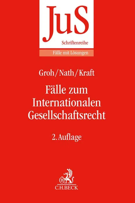 Buchcover von 'Fälle zum Internationalen Gesellschaftsrecht' - Taschenbuch von Gunnar Groh