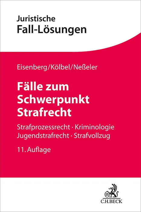 Cover: Fälle zum Schwerpunkt Strafrecht (Taschenbuch) von Ulrich Eisenberg