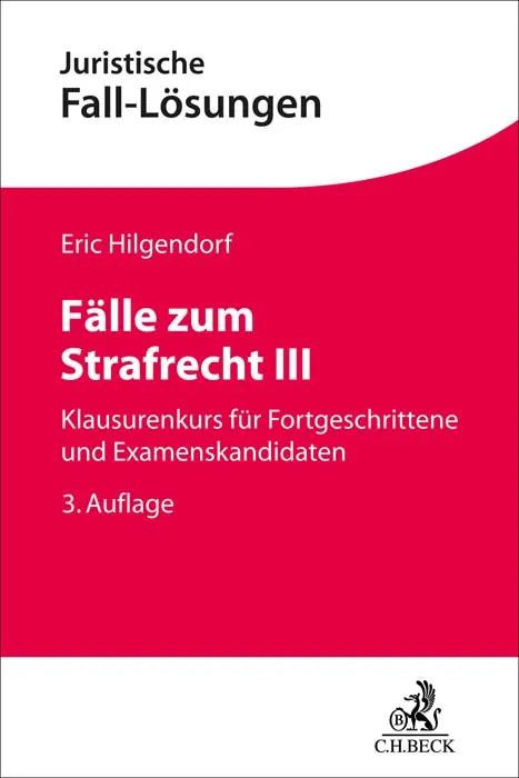 Buchcover von 'Fälle zum Strafrecht III' - Taschenbuch von Eric Hilgendorf
