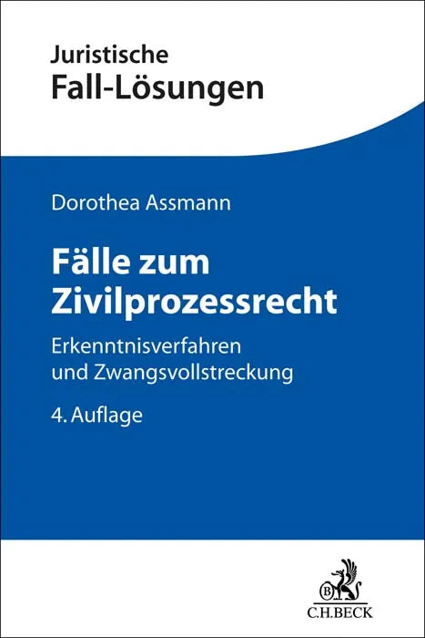 Buchcover von 'Fälle zum Zivilprozessrecht' - Taschenbuch von Dorothea Assmann