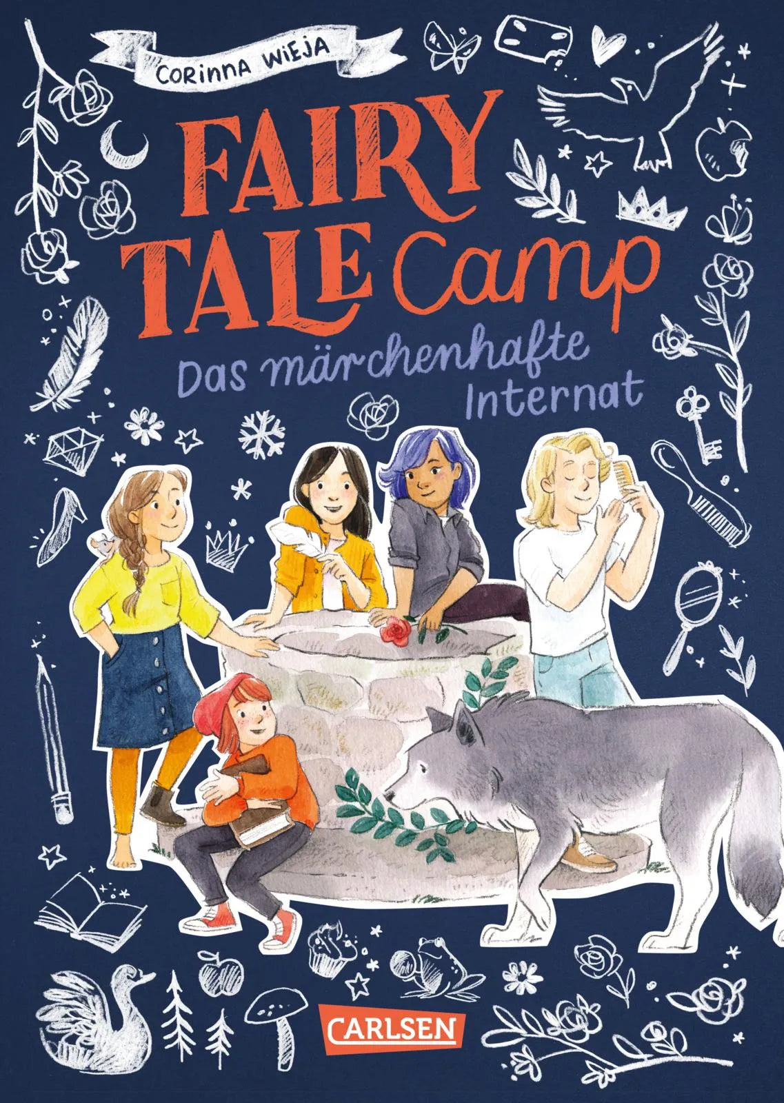 Buchcover von 'Fairy Tale Camp 1: Das märchenhafte Internat' - Gebundene Ausgabe von Corinna Wieja